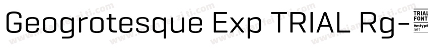 Geogrotesque Exp TRIAL Rg字体转换